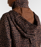 The Upside Ludlow Ace leopard-print track jacket
