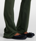 Balenciaga Logo flared leggings