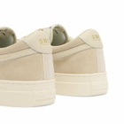 Stepney Workers Club Men's Dellow S-Strike Cup Suede Sneaker in Oat