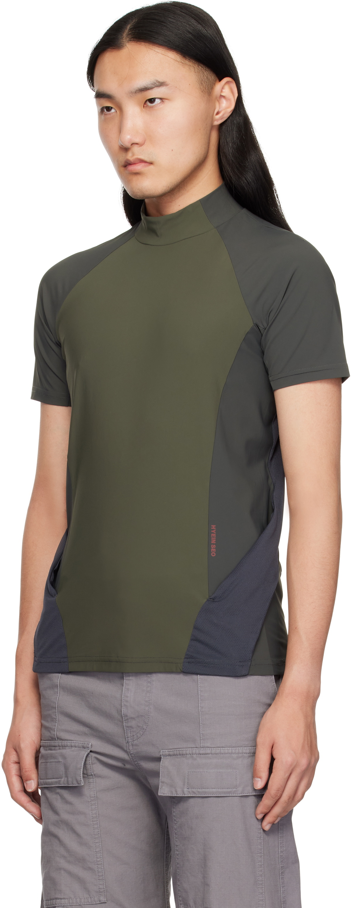 HYEIN SEO Green Pocket T-shirt Hyein Seo