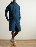 ATON - Wide-Leg Shell Shorts - Blue