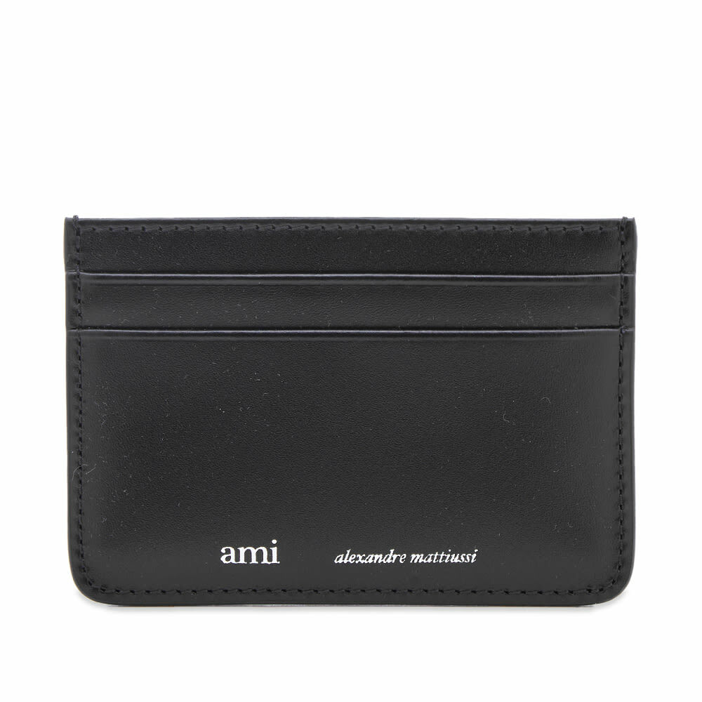 AMI Women's Card Holder in Black AMI