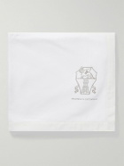 Brunello Cucinelli - Logo-Embroidered Cotton-Terry Beach Towel