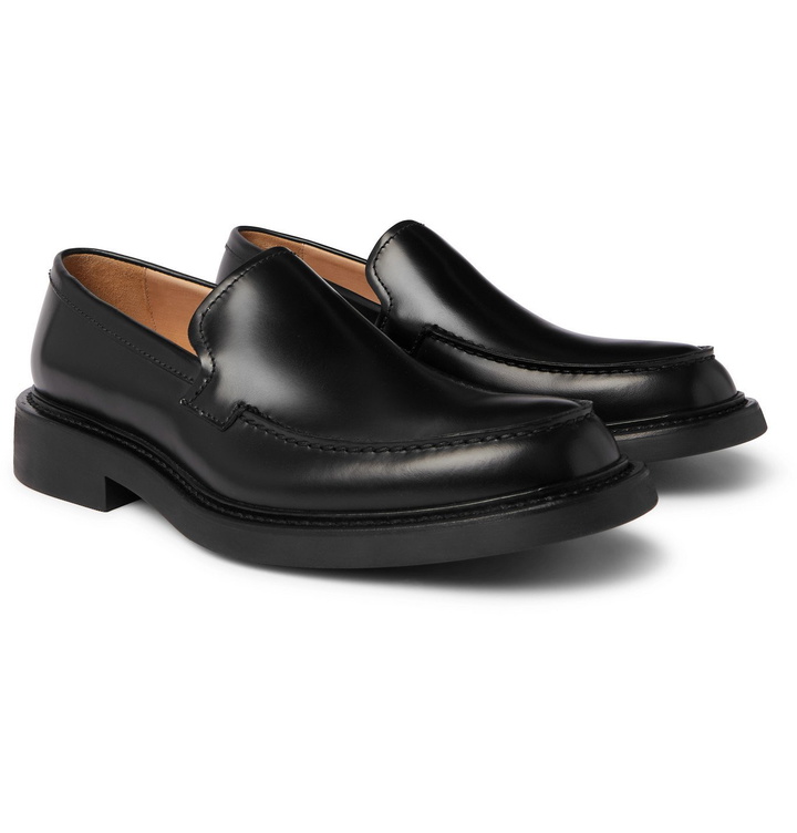 Photo: BOTTEGA VENETA - Level Leather Loafers - Black