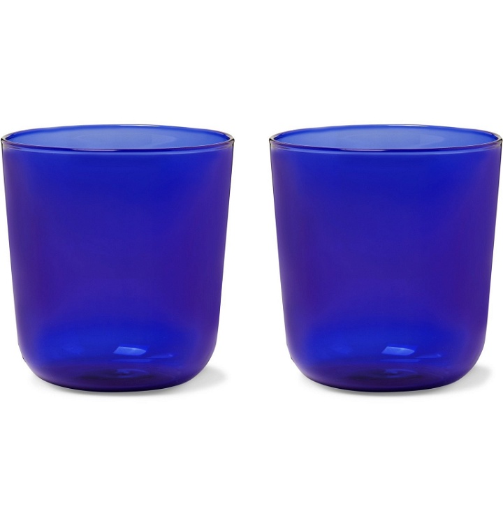 Photo: RD.LAB - Luisa Set of Two Wine Glasses - Blue