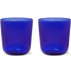RD.LAB - Luisa Set of Two Wine Glasses - Blue