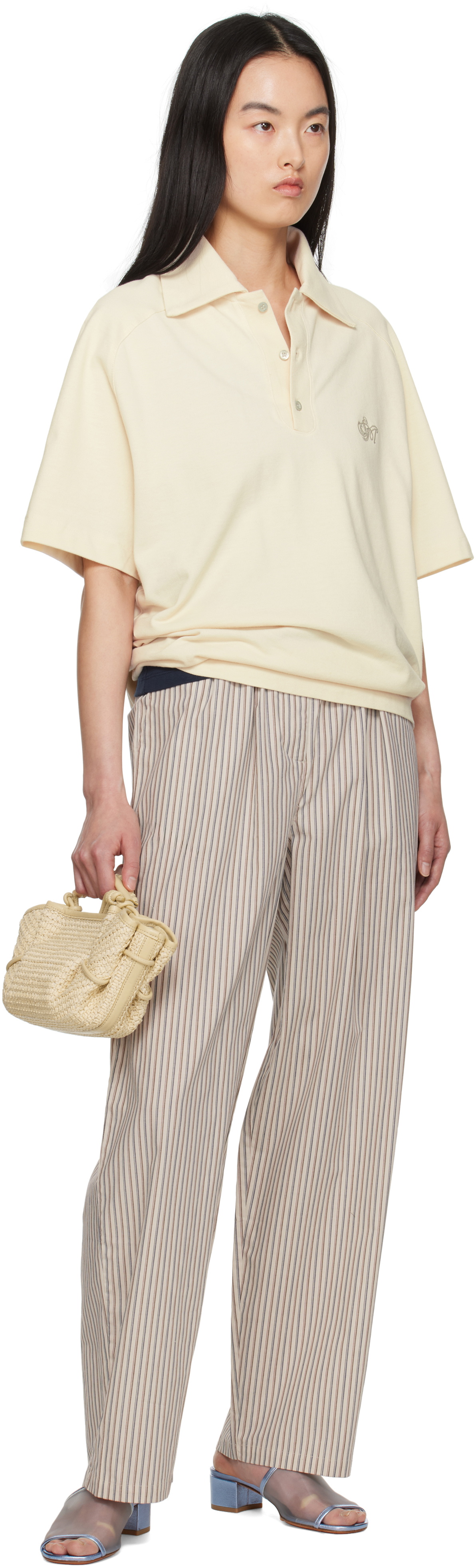 Serapis Yellow Sailor Short Sleeve Polo