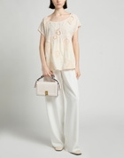 Alessia Santi Womens Top in Cream