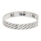 Le Gramme Silver Brushed Le 21 Grammes Logo 1 Bracelet