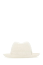 White Felt Hat Borsalino