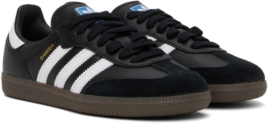 adidas Originals Black & White Samba OG Sneakers