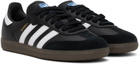 adidas Originals Black & White Samba OG Sneakers