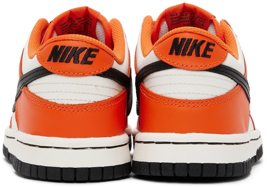 Nike Kids Orange & Black Dunk Low Big Kids Sneakers Nike