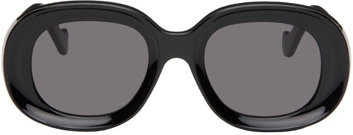 Photo: Loewe Black Oval Sunglasses