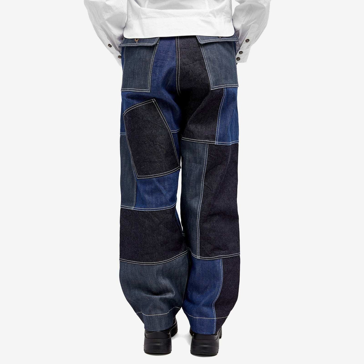 W'menswear Women's Unisex Freedom Flight Trouser in Denim