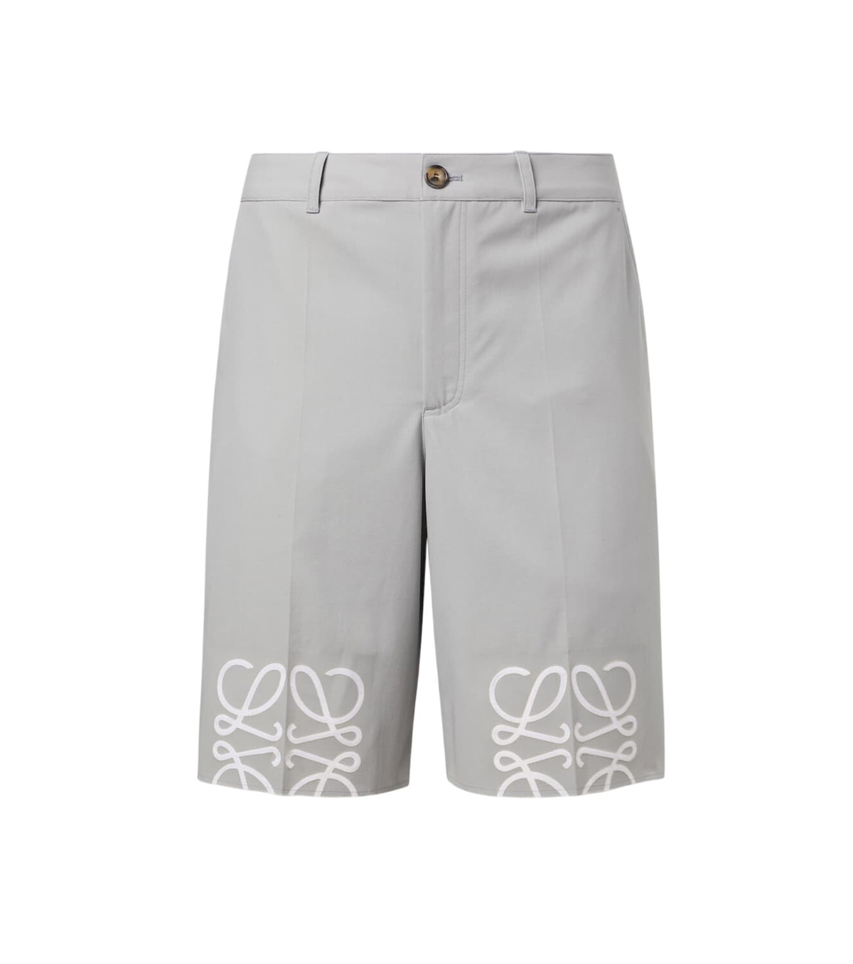 Loewe - Anagram Straight-Leg Silk-Jacquard Drawstring Shorts