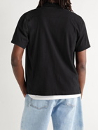 JAMES PERSE - Supima Cotton-Jersey Shirt - Black