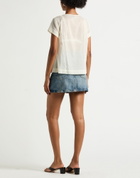 Alessia Santi Womens Top Ivory