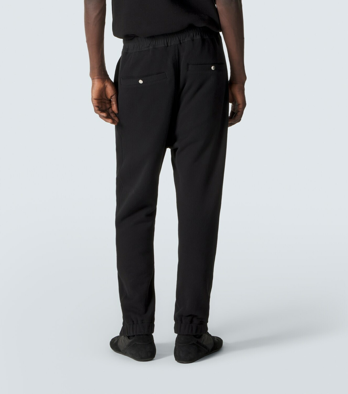 Rick Owens Tecuatl cotton jersey terry sweatpants