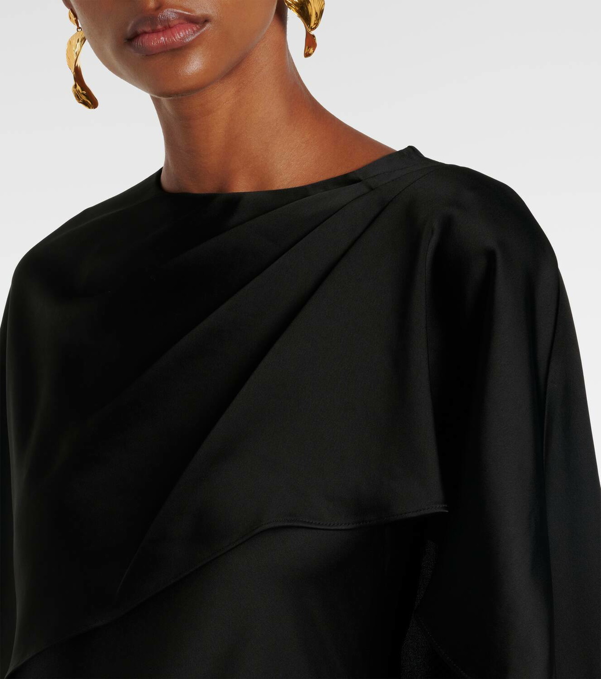 Simkhai Izel Cape Gown in Cypress