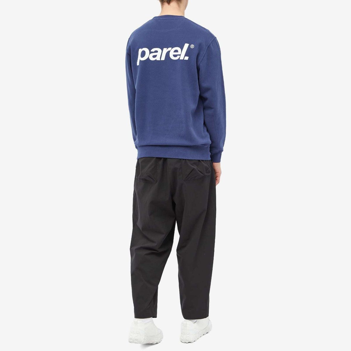 Parel Studios Men's BP Crew Neck Sweat in Navy Blue