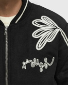Rough. FLORAL VARSITY JACKET Brown Mens Bomber Jackets/College Jacket