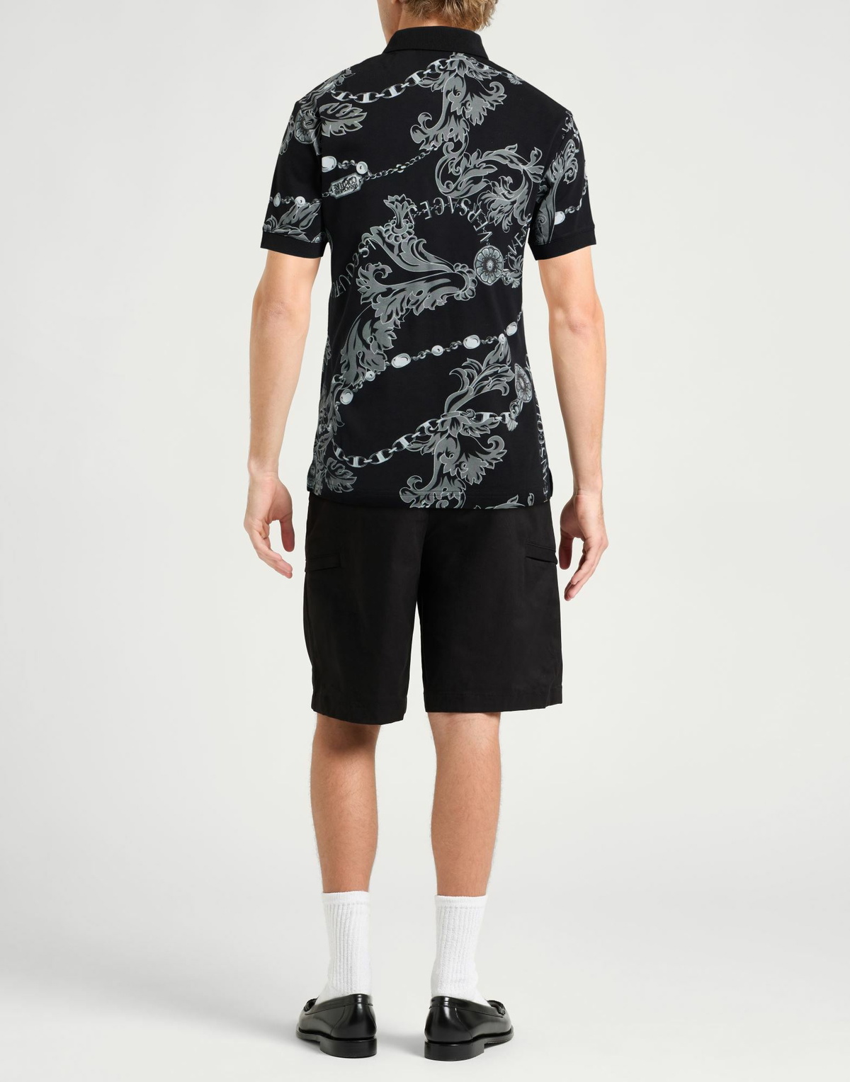 Versace Jeans Couture Mens Polo shirt in Black
