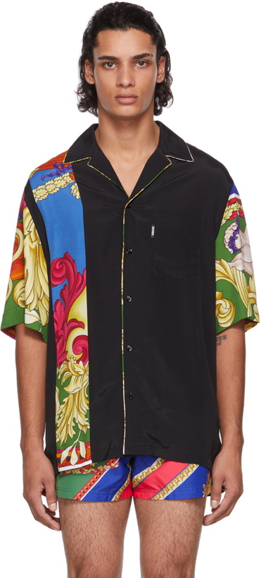 Photo: Versace Black Medusa Renaissance Short Sleeve Shirt