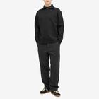 Auralee Men's Heavy Milano Quarter Zip in Black