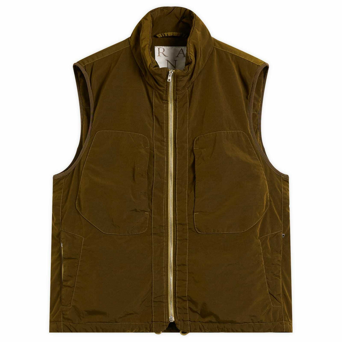 Ranra Men's Treker Canvas Nylon Vest in Nutria