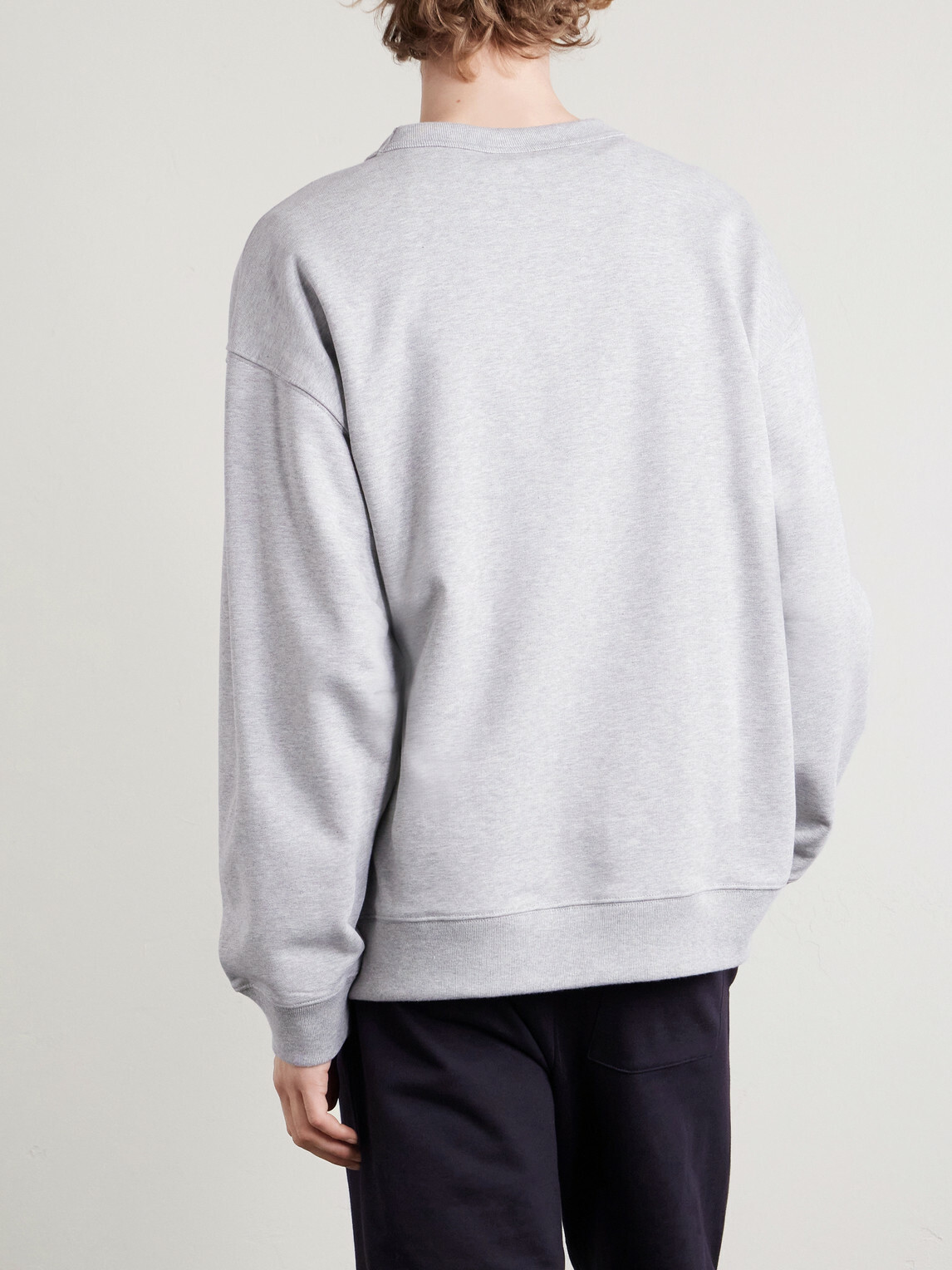 Dries Van Noten - Cotton-Jersey Sweatshirt - Gray