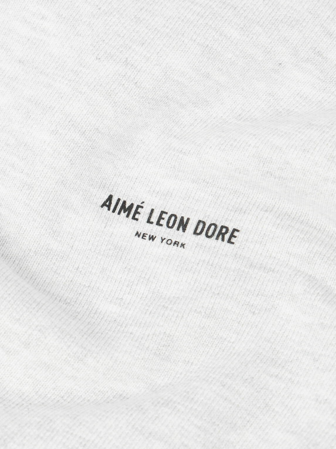 Aimé Leon Dore - Straight-Leg Logo-Print Cotton-Jersey Sweatpants - Gray