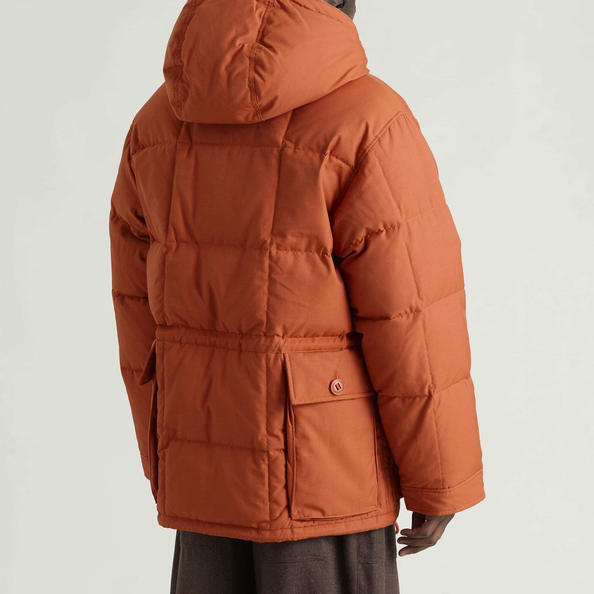 FrizmWORKS Men's Karakoram Down Parka Jacket in Orange