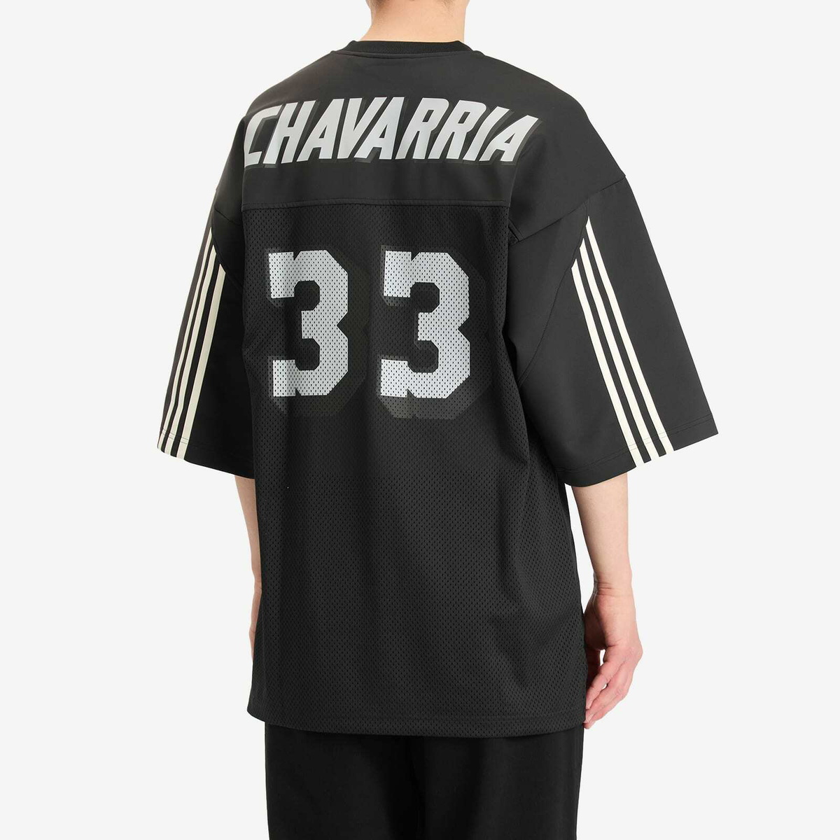 Adidas Men's x Willy Chavarria FOOTBALL JERSEY in Black adidas