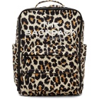 Marc Jacobs Beige The Leopard Backpack