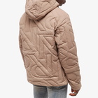 Represent Men's Initial Lightweight Hooded Jacket in Mushroom