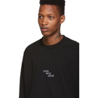 Marcelo Burlon County of Milan Black Ghost House Long Sleeve T-Shirt