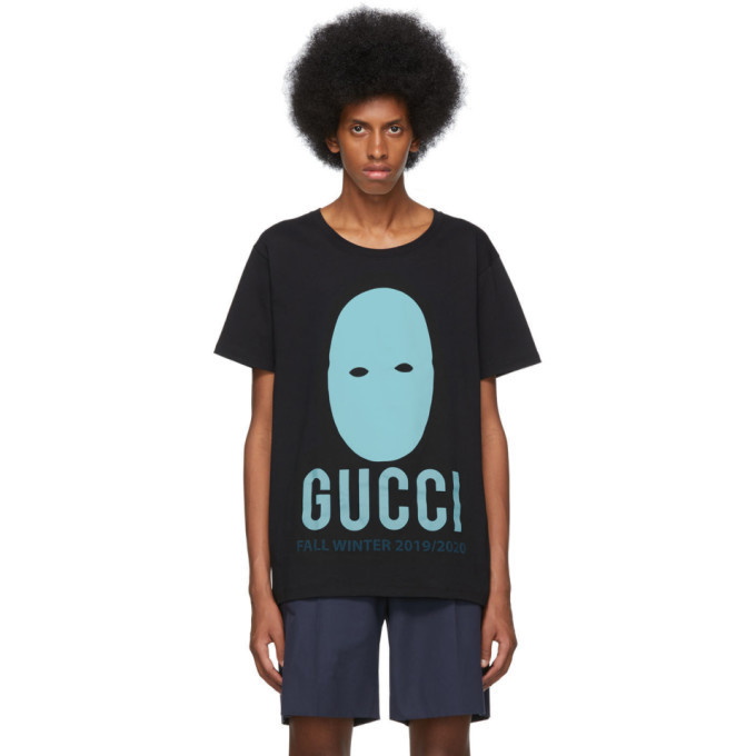 Photo: Gucci Black and Blue Manifesto T-Shirt