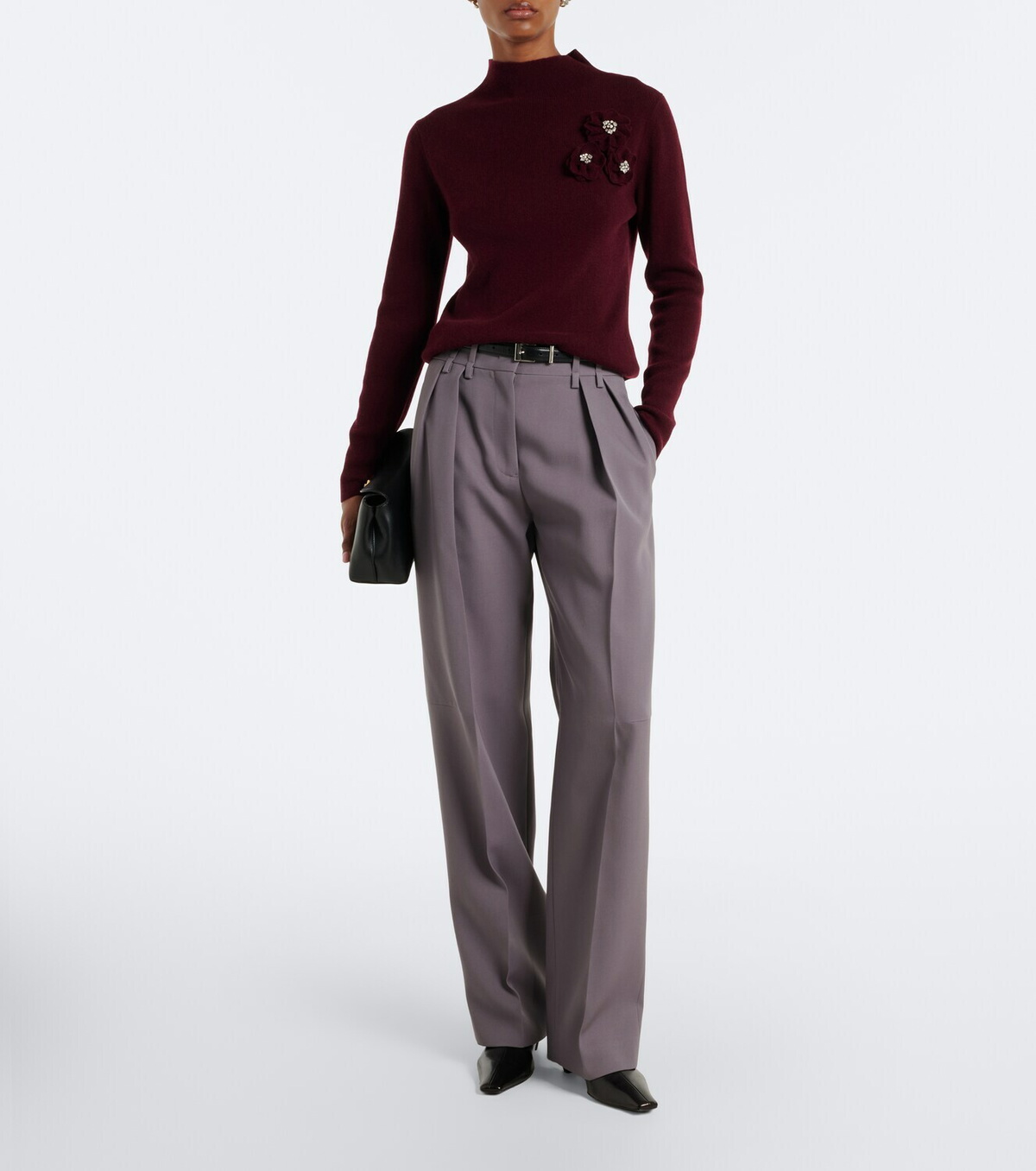 Jardin des Orangers Embellished wool and cashmere sweater