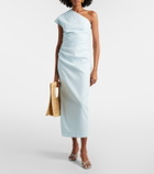 SIR Linen midi skirt