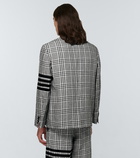 Thom Browne - Linen checked 4-Bar blazer