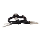 R13 Black Two Bolo Bracelet