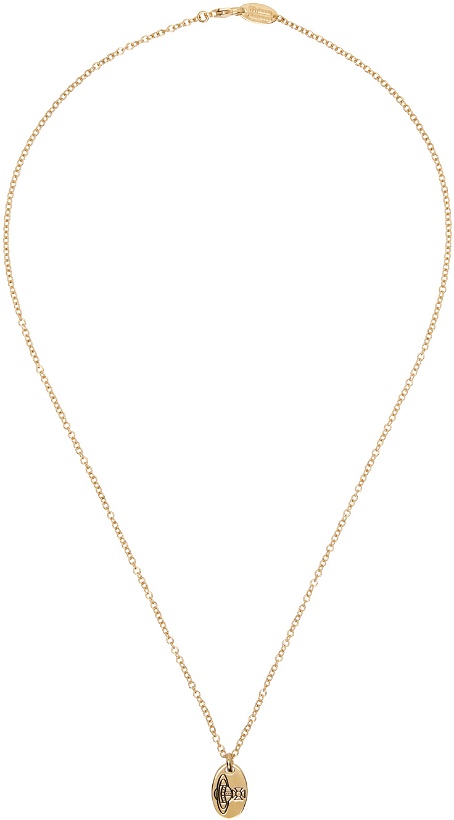 Photo: Vivienne Westwood Gold Tag Pendant Necklace