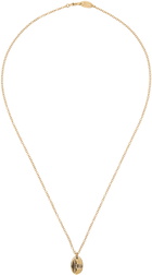 Vivienne Westwood Gold Tag Pendant Necklace