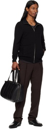HODAKOVA Black Knitted Track Jacket
