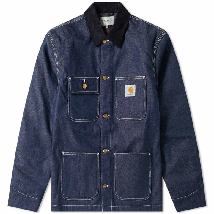 Photo: Carhartt Michigan Chore Coat Blue Rigid