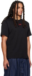 GCDS Black Bonded T-Shirt