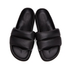 Kenzo Black Leather Komfy Mules