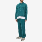MKI Men's Cupro Trucker Jacket in Teal