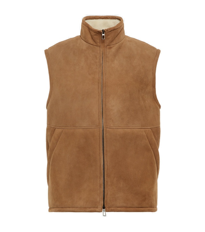 Photo: Loro Piana - Hermann shearling-lined suede vest